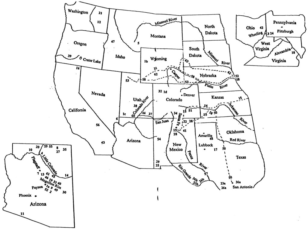 Map of ZG Novel Locations